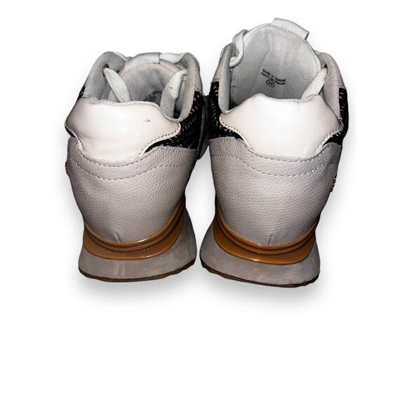 Gioseppo Women's Arcore Beige Multicolored Print Low Top Sneaker Shoes Size 37 - Picture 4 of 9